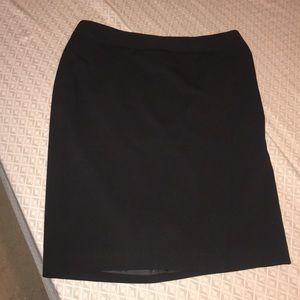 🌸 4x20 🌸 LIZ CLAIBORNE BLACK DRESS SKIRT SIZE 6